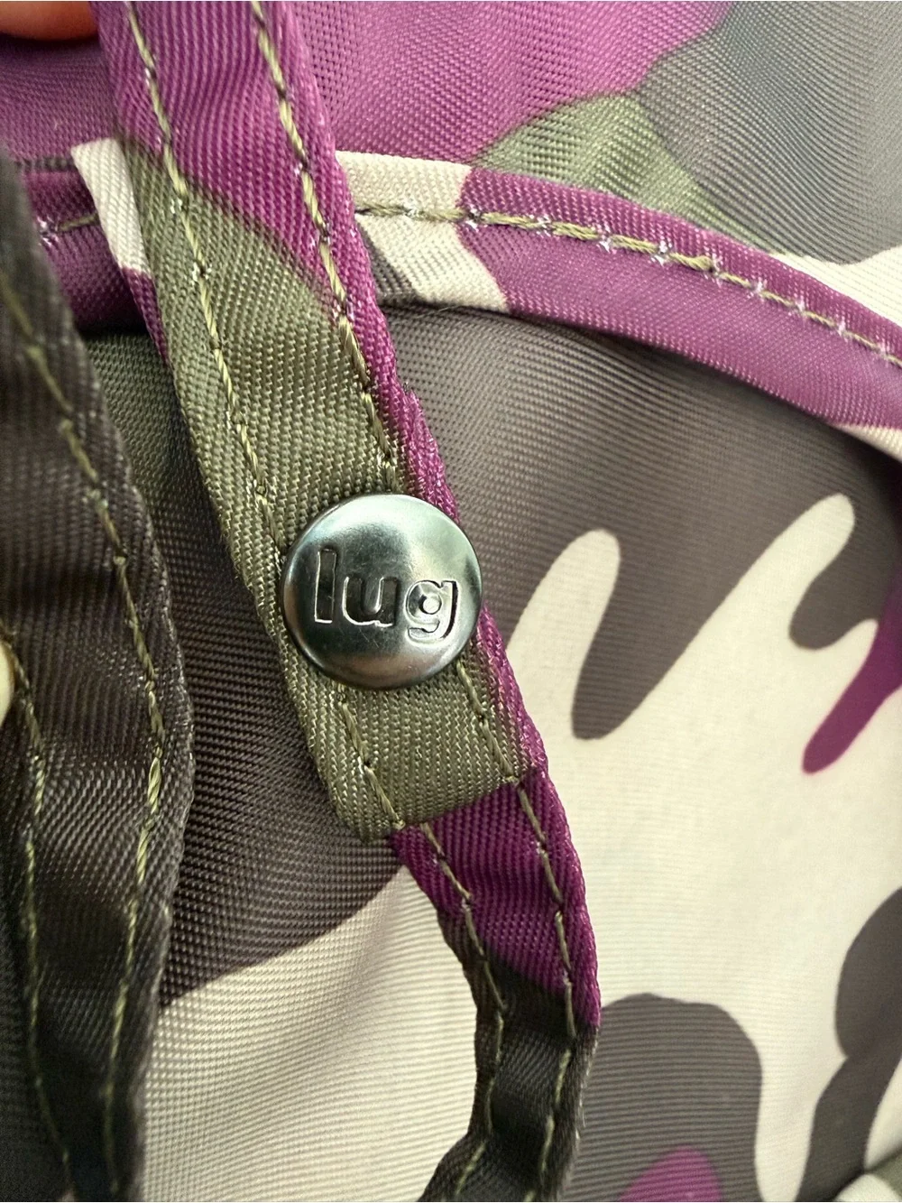 Lug Eco Shopper Tote in Camo Berry